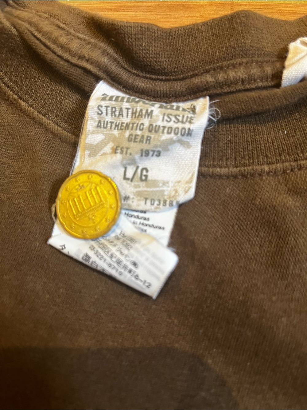 Timberland Vintage Long Sleeve Crewneck Shirt - Brown - Picture 3 of 4